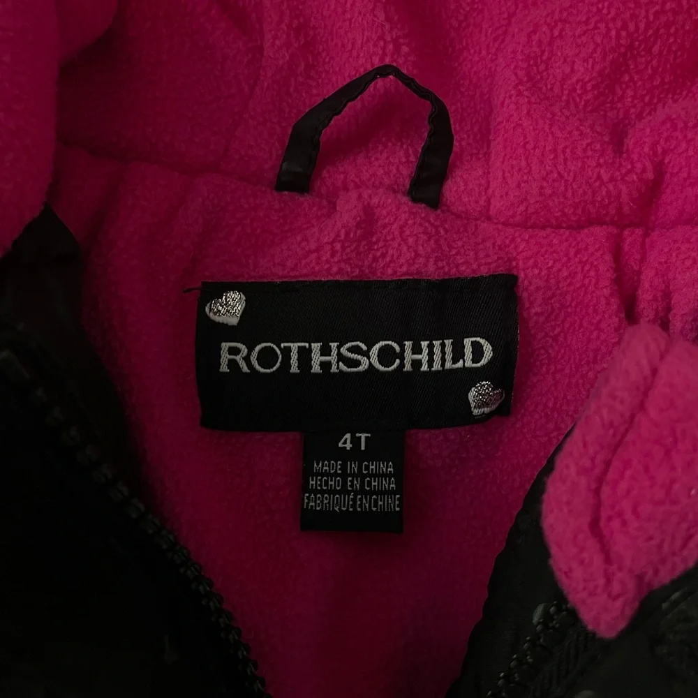 girls rothchilds pink and black puffer jacket. - Picture 5 of 5